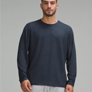 lululemon athletica soft jersey Dark Blue Long Sleeve Tee